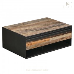 Coffee table with 2 drawers - 4